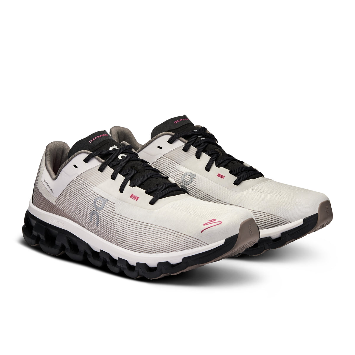 Womens Cloudflow Distance Lace - White/Black