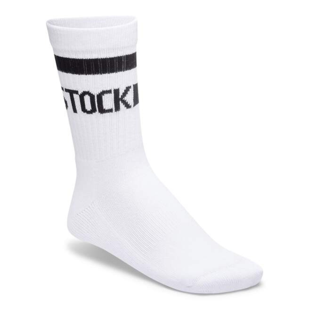 Cotton Tennis Socks - White/Black