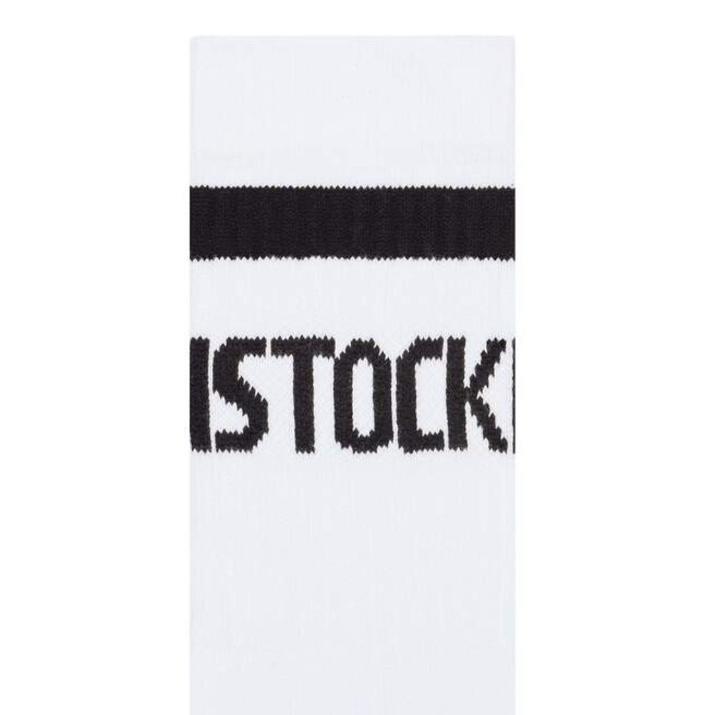 Cotton Tennis Socks - White/Black