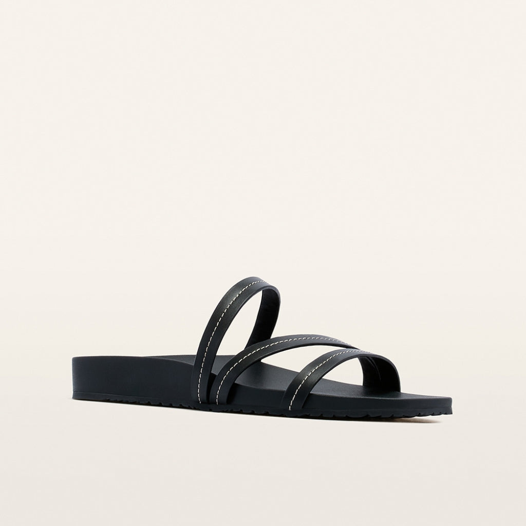 Frankie4 Womens Cove Beach Slide - Black - Cove-BLK
