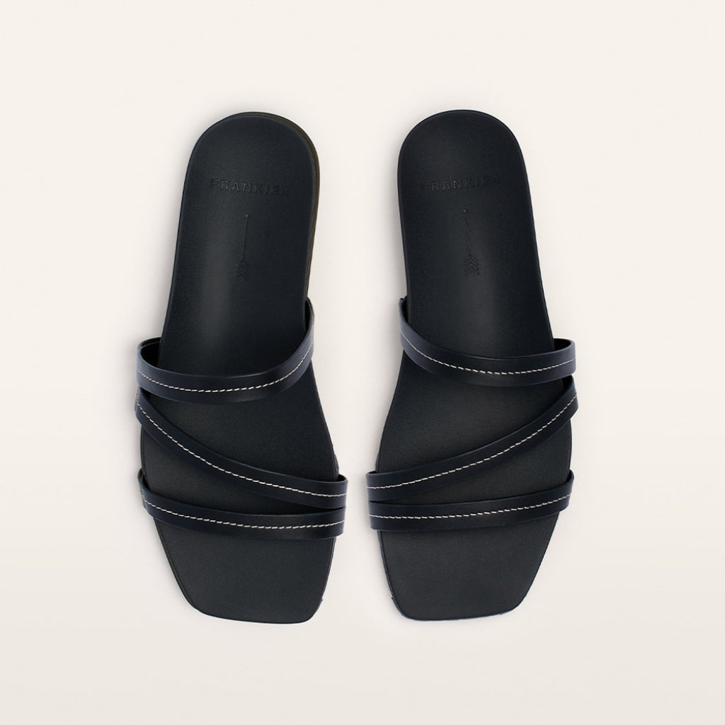 Frankie4 Womens Cove Beach Slide - Black - Cove-BLK