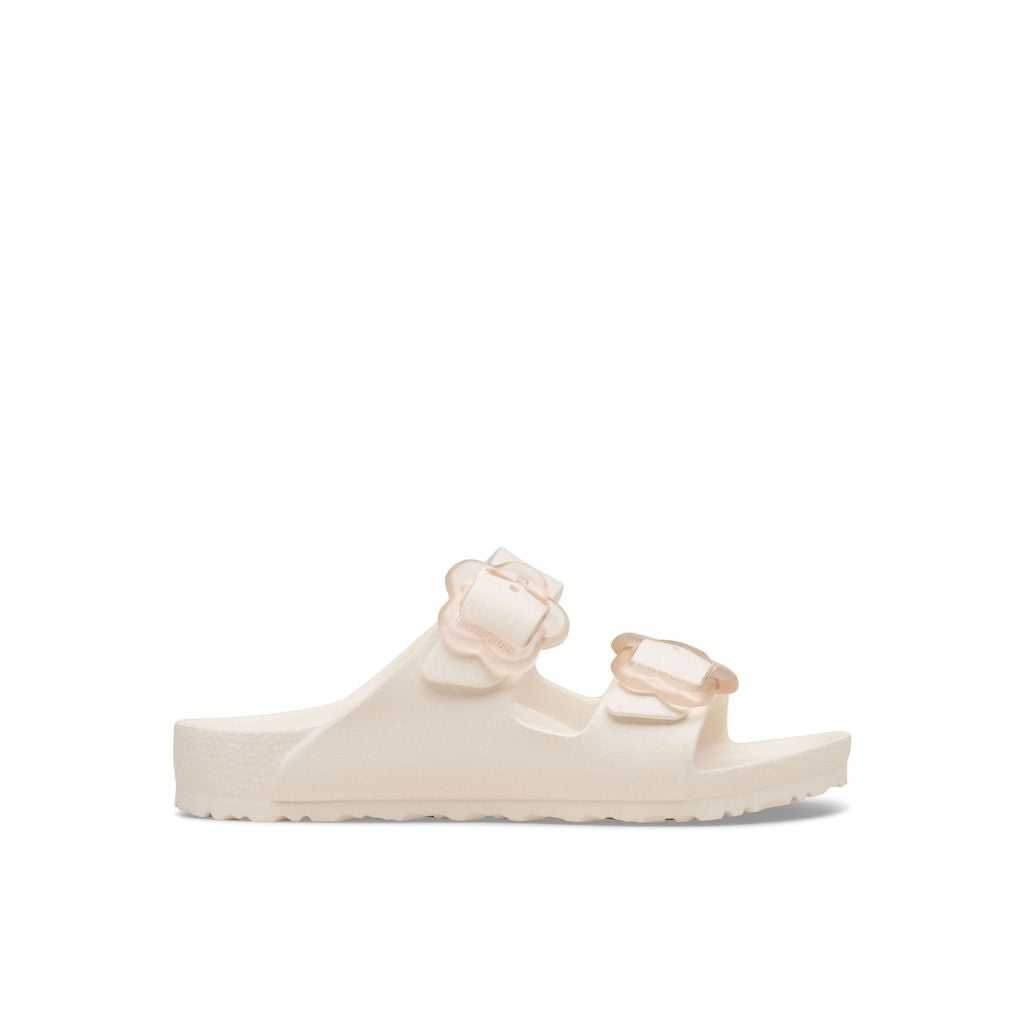 Arizona EVA Flower Buckle Kids Narrow - Eggshell