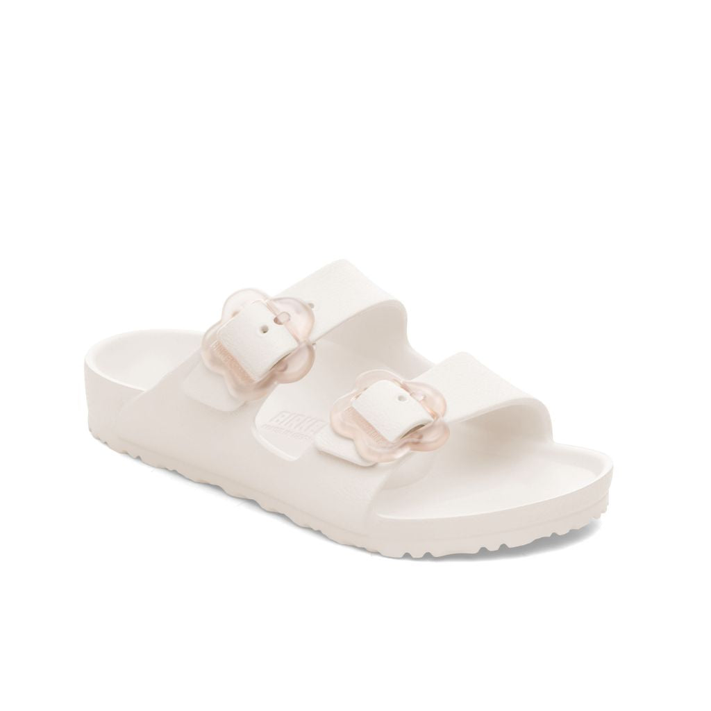 Arizona EVA Flower Buckle Kids Narrow - Eggshell