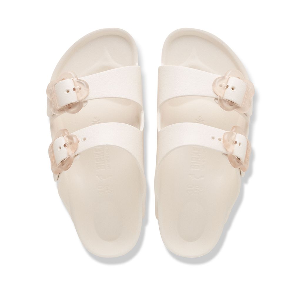 Birkenstock Arizona EVA Flower Buckle Childrens - Eggshell - 1031291