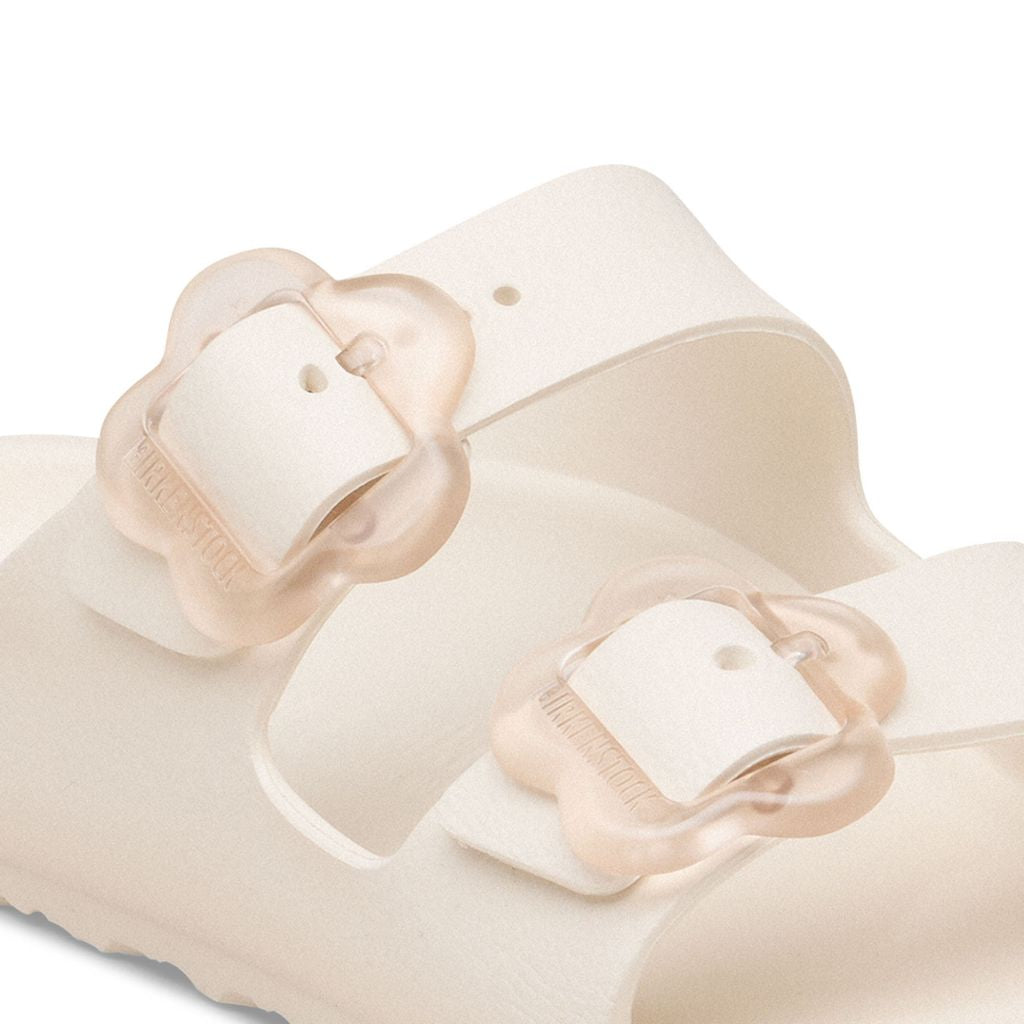 Birkenstock Arizona EVA Flower Buckle Childrens - Eggshell - 1031291