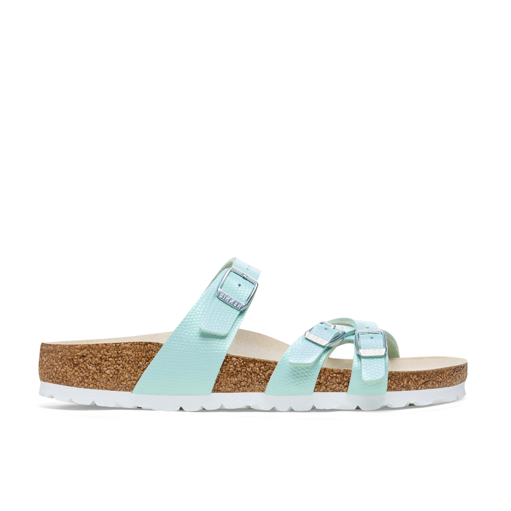 Franca Birko Flor Shiny Embossed - Surf Green