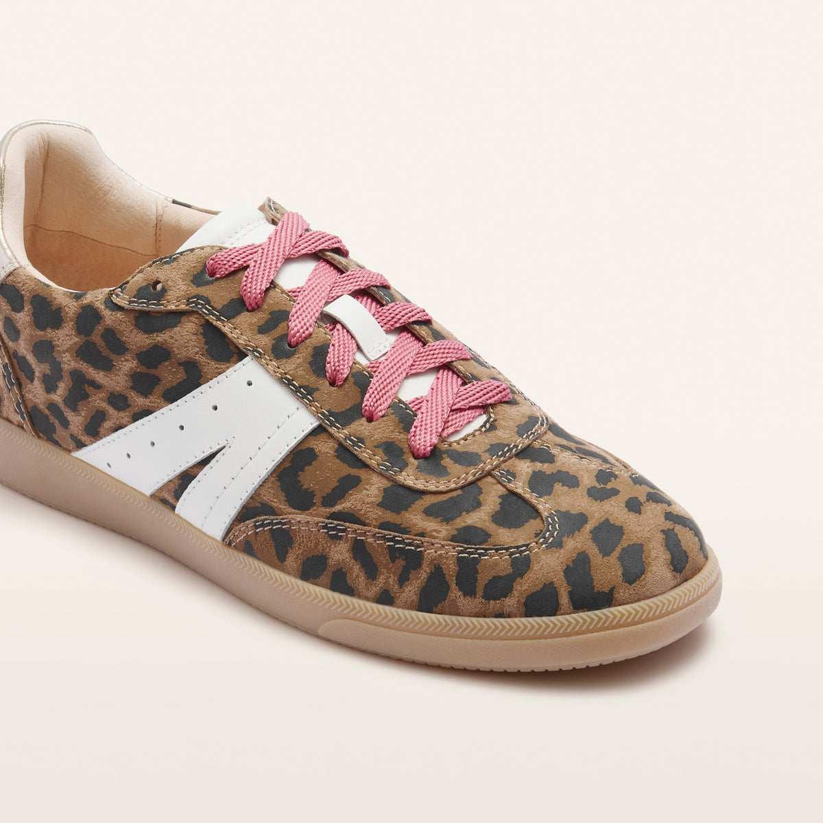 Levi - Leopard Print Suede