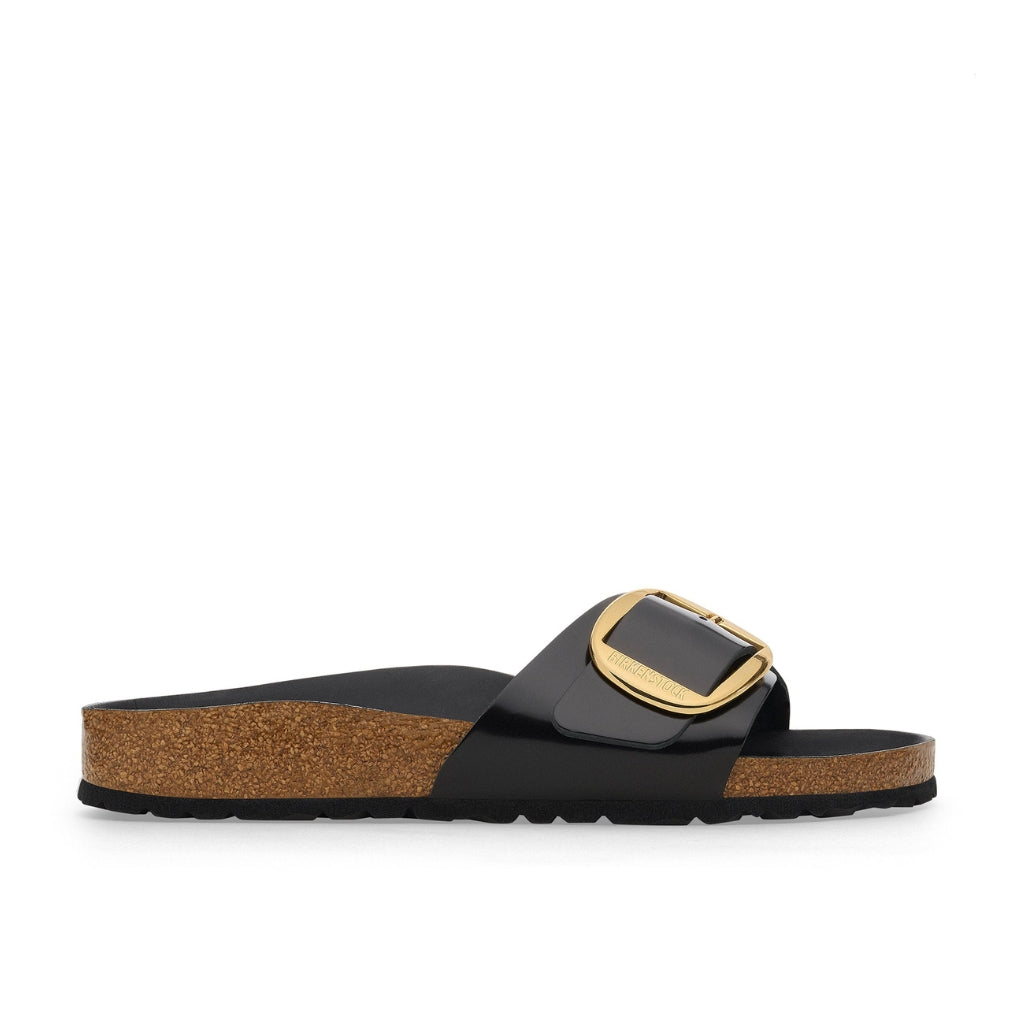 Madrid High Shine Big Buckle - Black Patent