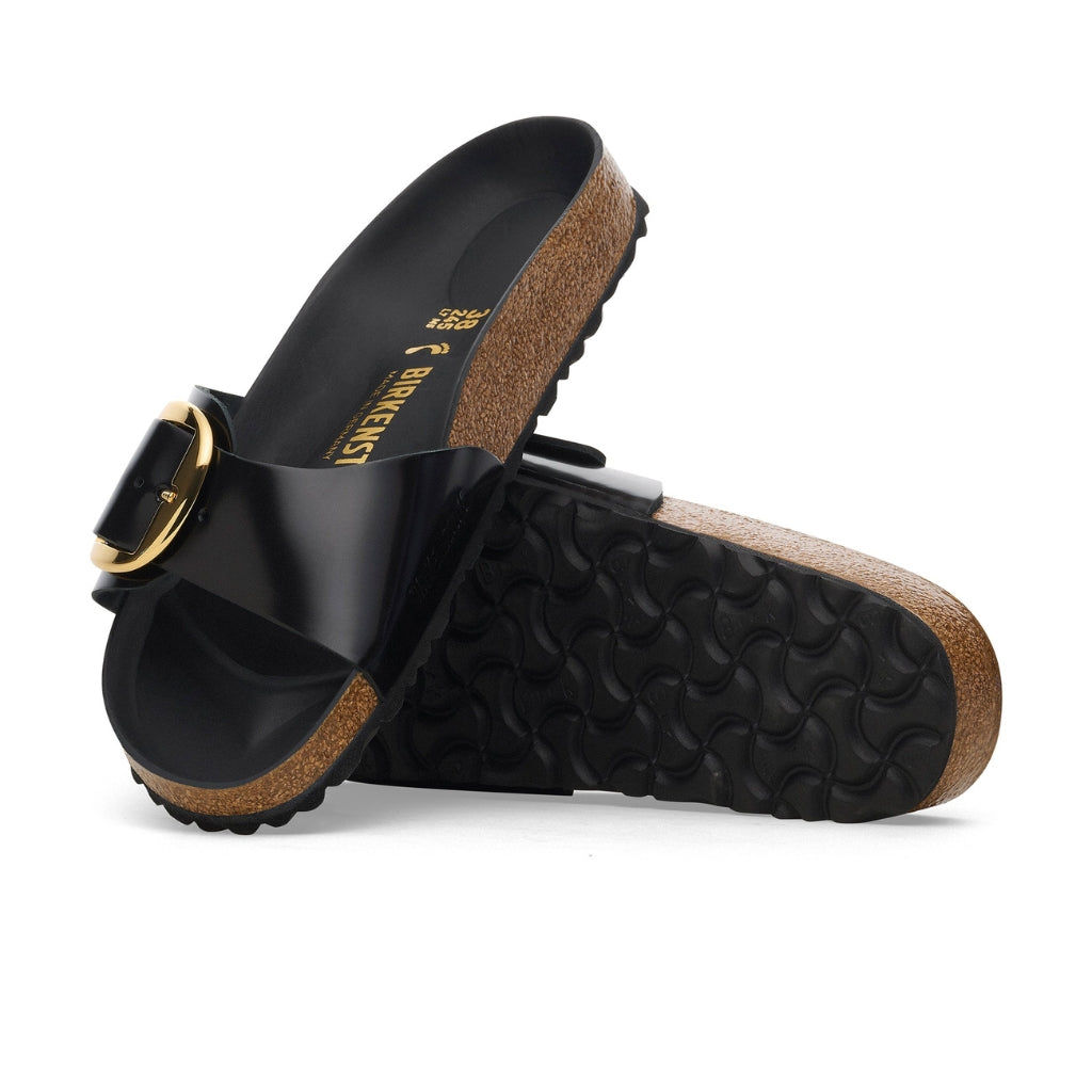 Madrid High Shine Big Buckle - Black Patent