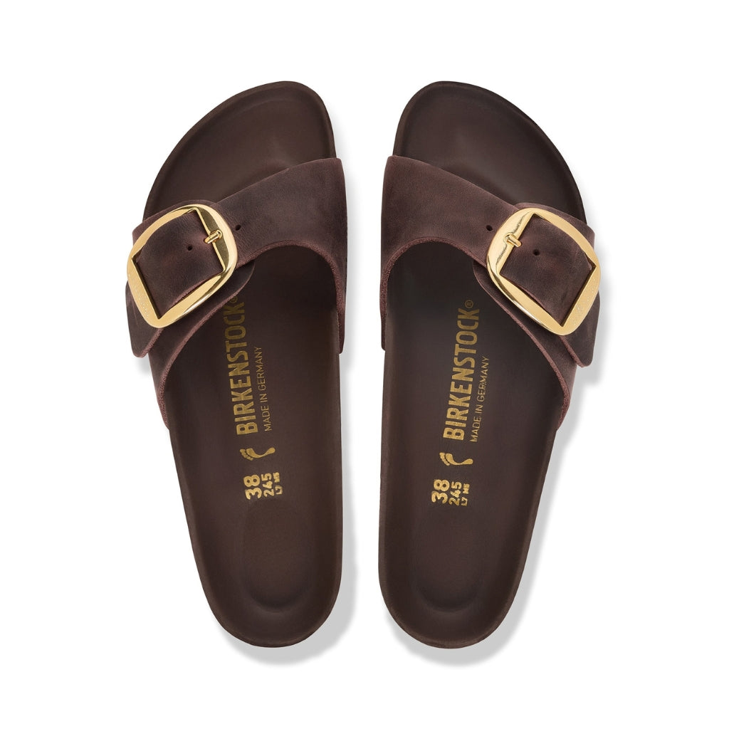 Madrid Oiled Leather Big Buckle - Habana