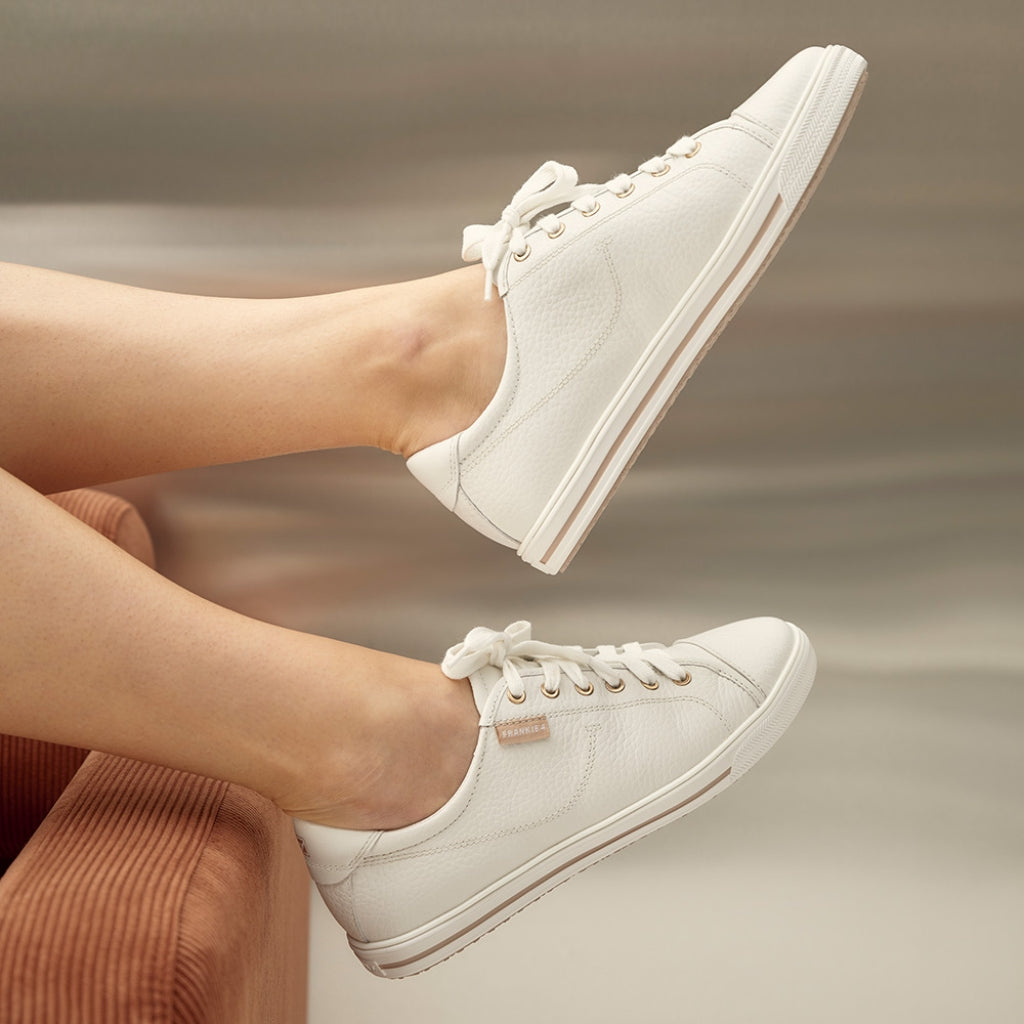 Frankie4 Womens Nat 3.0 Lace - White Pebbled - NAT3-WHTPEB