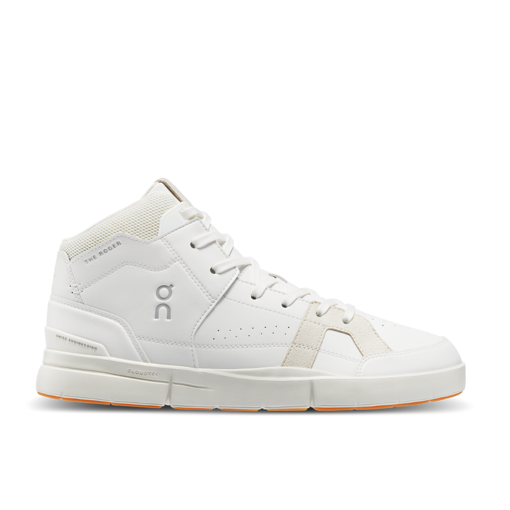 Mens The Roger Clubhouse Mid Lace - White/Sand