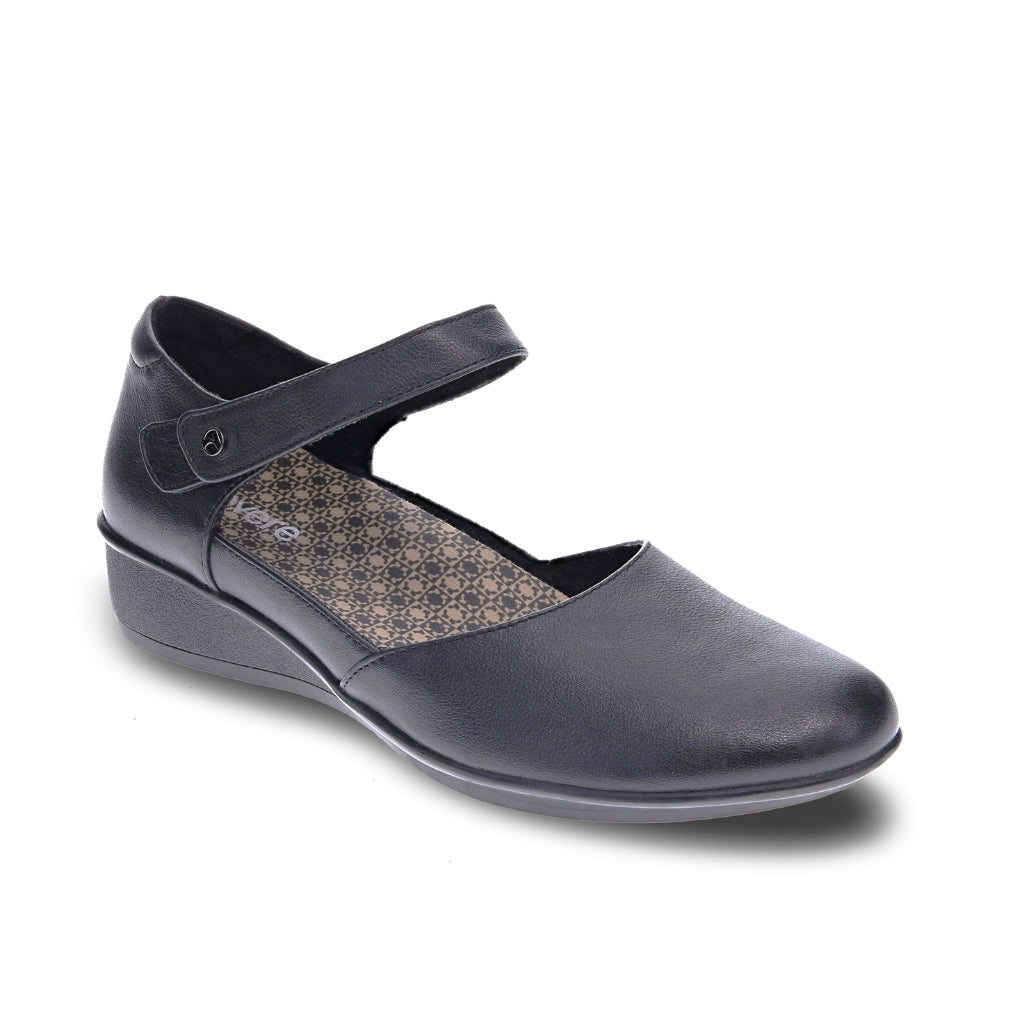 Osaka Mary Jane Wide - Black French