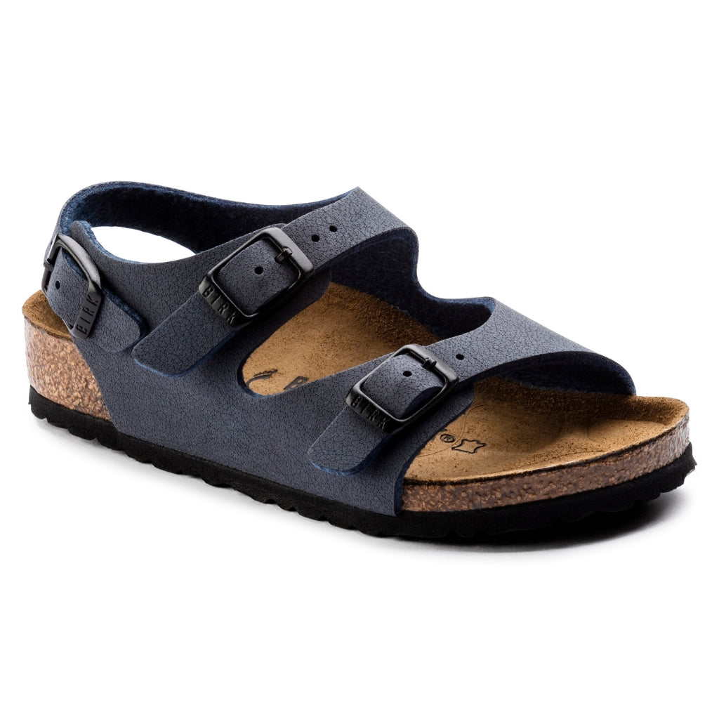 Roma Birko Flor Nubuck Childrens - Navy