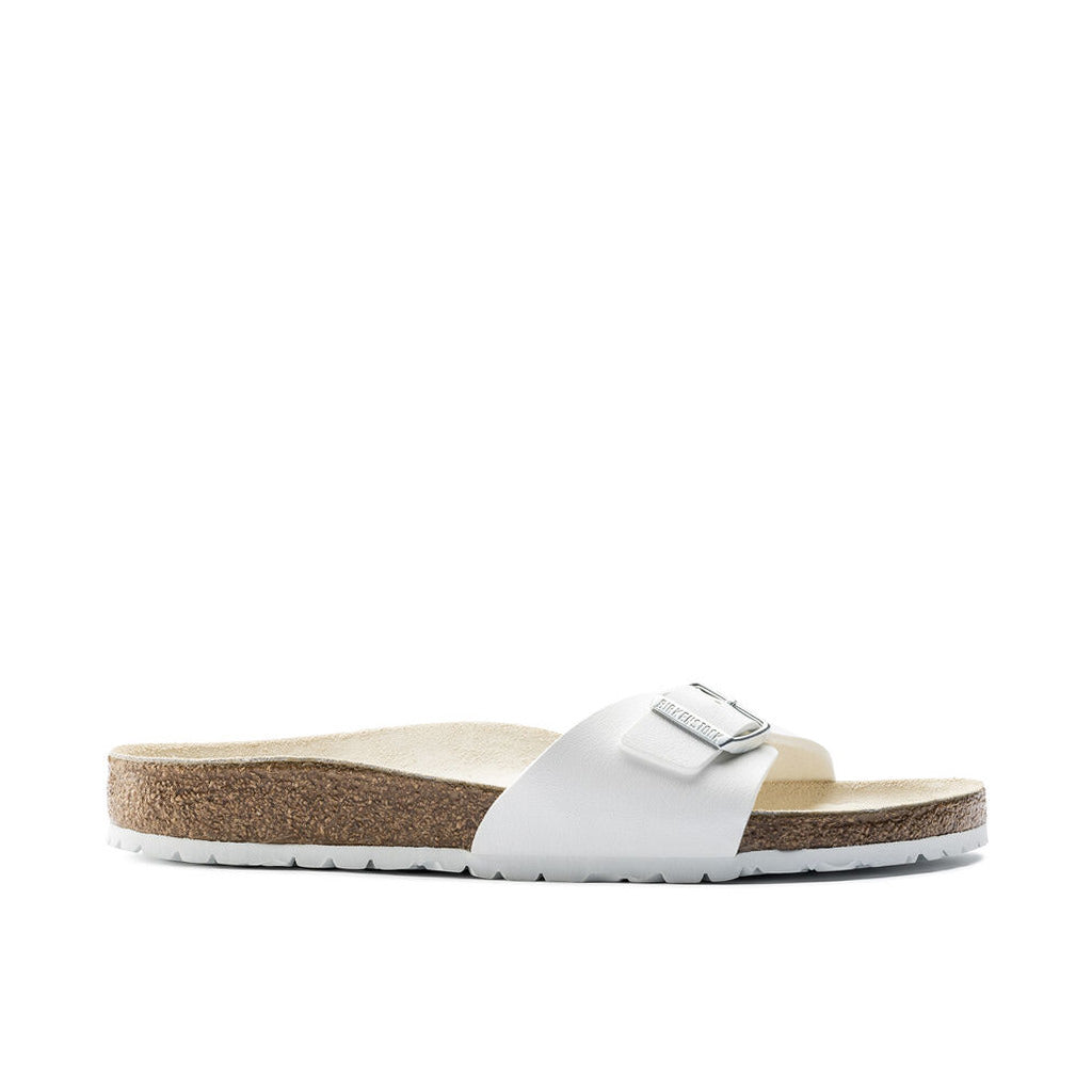Birkenstock Madrid Birko Flor - White | Footgear 
