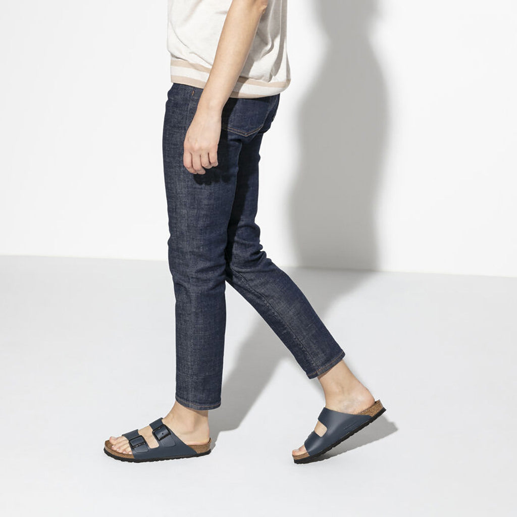 Birkenstock Arizona Leather Smooth (Narrow) - Blue - 051153 | Footgear