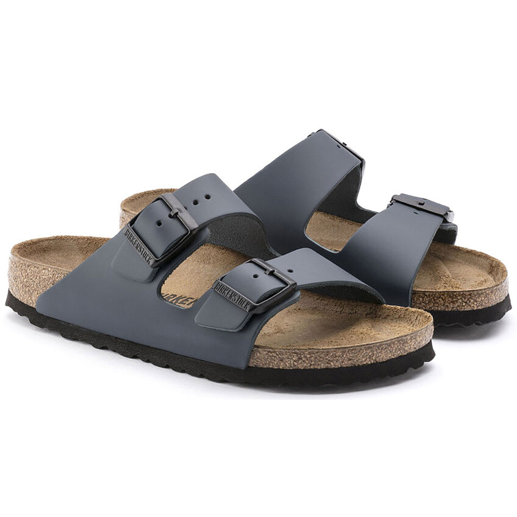Birkenstock Arizona Leather Smooth (Narrow) - Blue - 051153 | Footgear