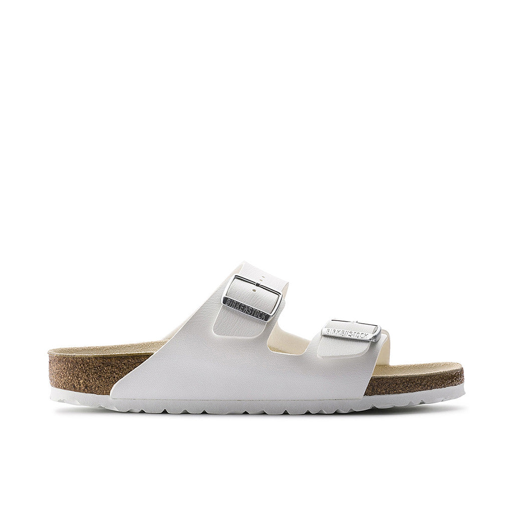 Birkenstock Arizona Birko Flor - White | Footgear 