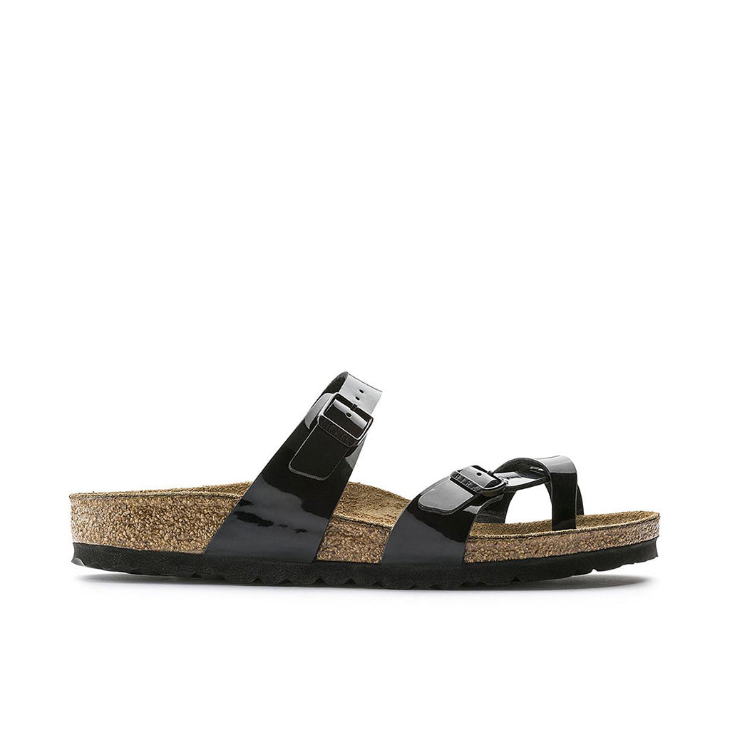 Birkenstock Mayari Birko Flor Patent - Black | Footgear