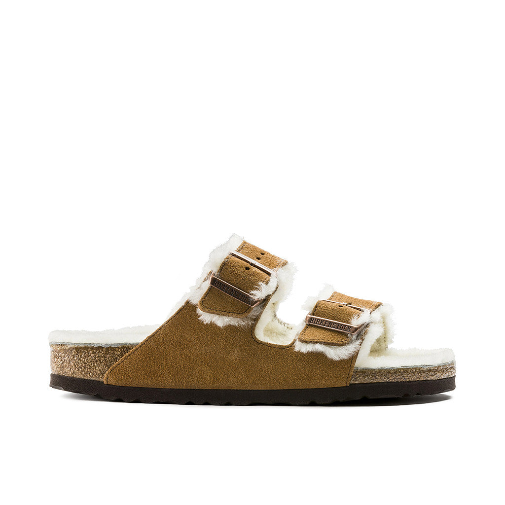 Birkenstock Arizona Leather Shearling - Mink | Footgear
