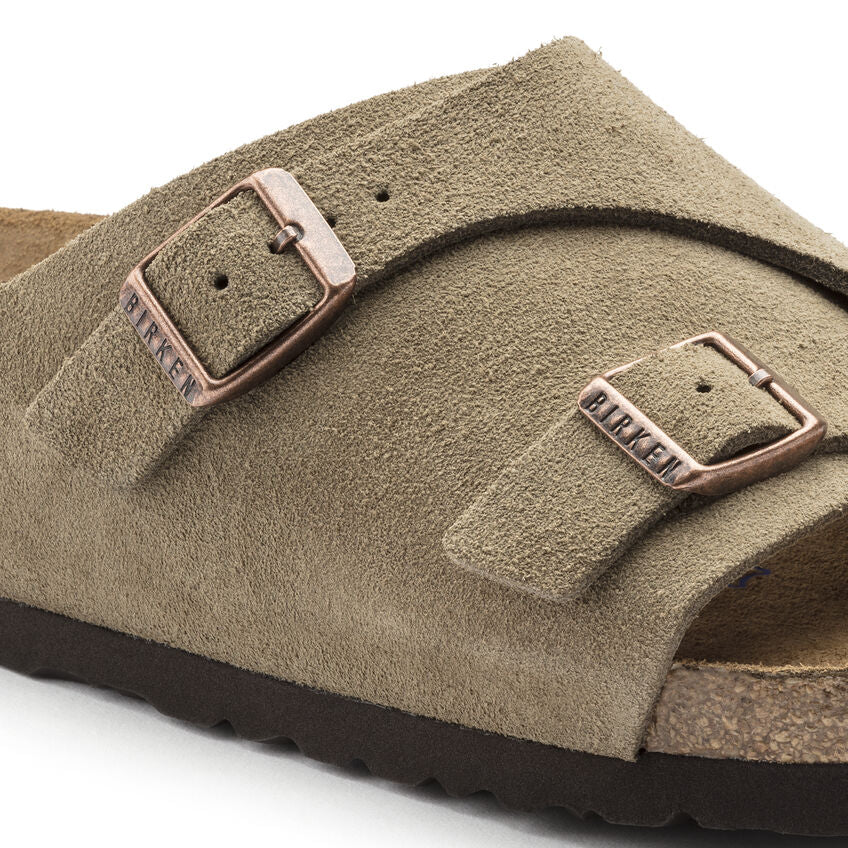 Birkenstock Zurich Suede Narrow - Taupe | Footgear 