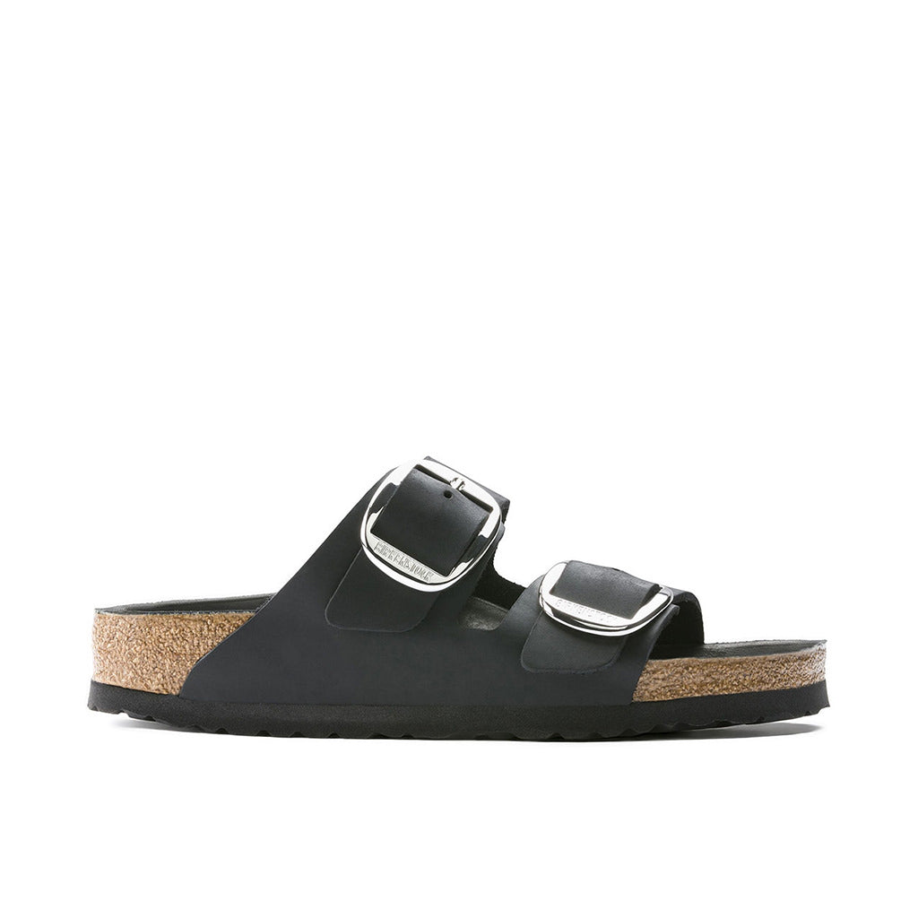 Birkenstock Arizona Oiled Leather Big Buckle Narrow Black