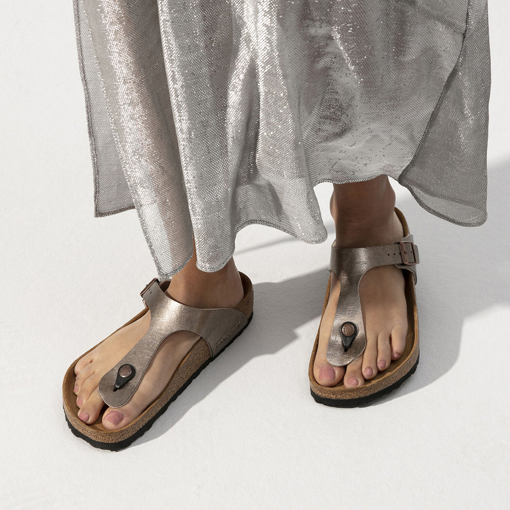 Birkenstock Gizeh Birko Flor Narrow - Graceful Taupe | Footgear