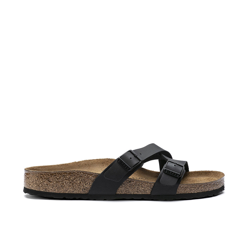 Birkenstock Yao Birko Flor - Black | Footgear