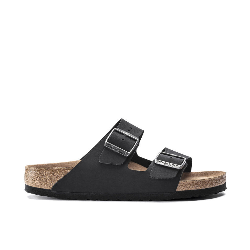 Birkenstock Arizona BirkiBuc Vegan - Black | Footgear 