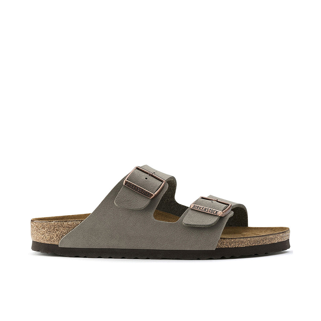 Birkenstock Arizona BirkiBuc - Stone | Footgear