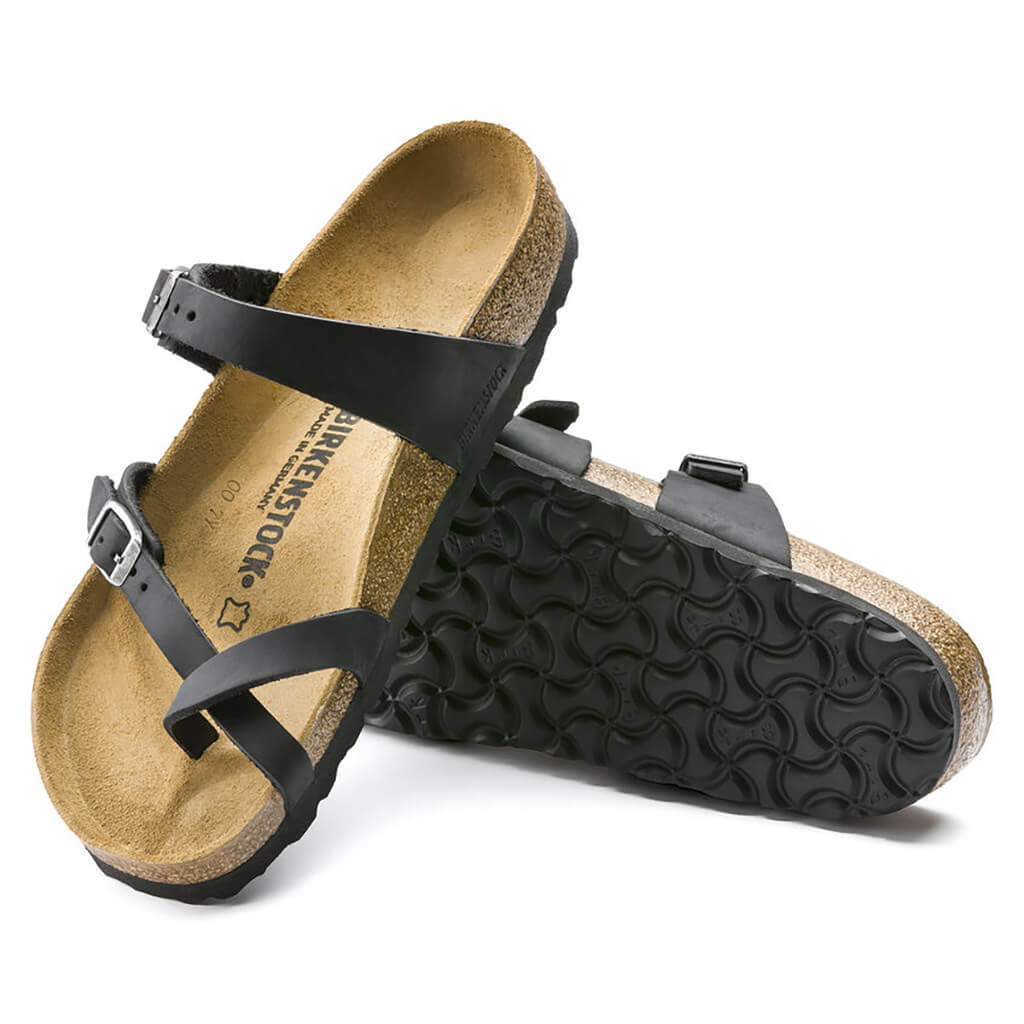 Birkenstock Mayari Oiled Leather - Black | Footgear