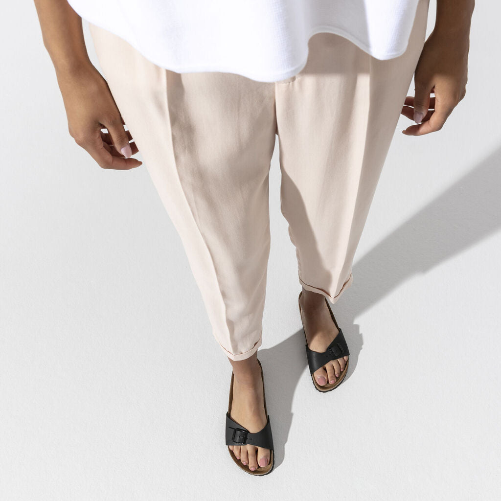 Birkenstock Madrid Birko Flor - Black | Footgear 