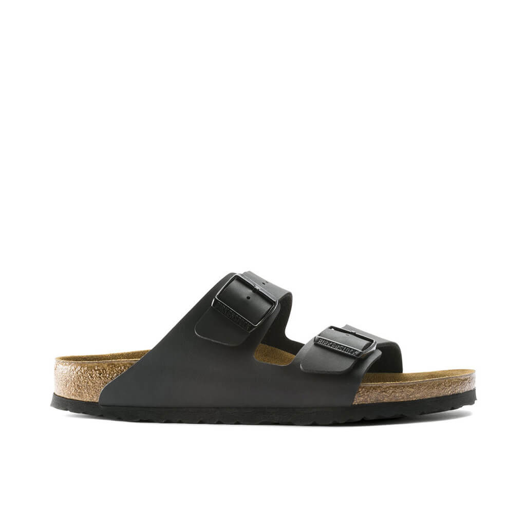 Birkenstock Arizona Birko Flor - Black | Footgear