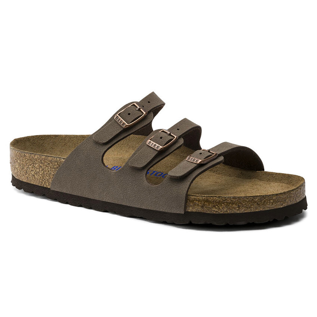 Birkenstock Florida BirkiBuc Soft Footbed - Mocca | Footgear