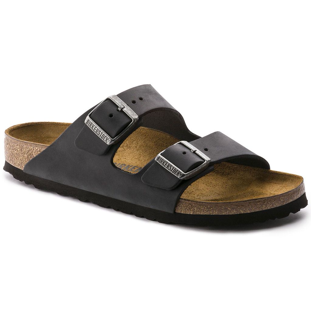 Birkenstock Arizona Oiled Leather - Black | Footgear