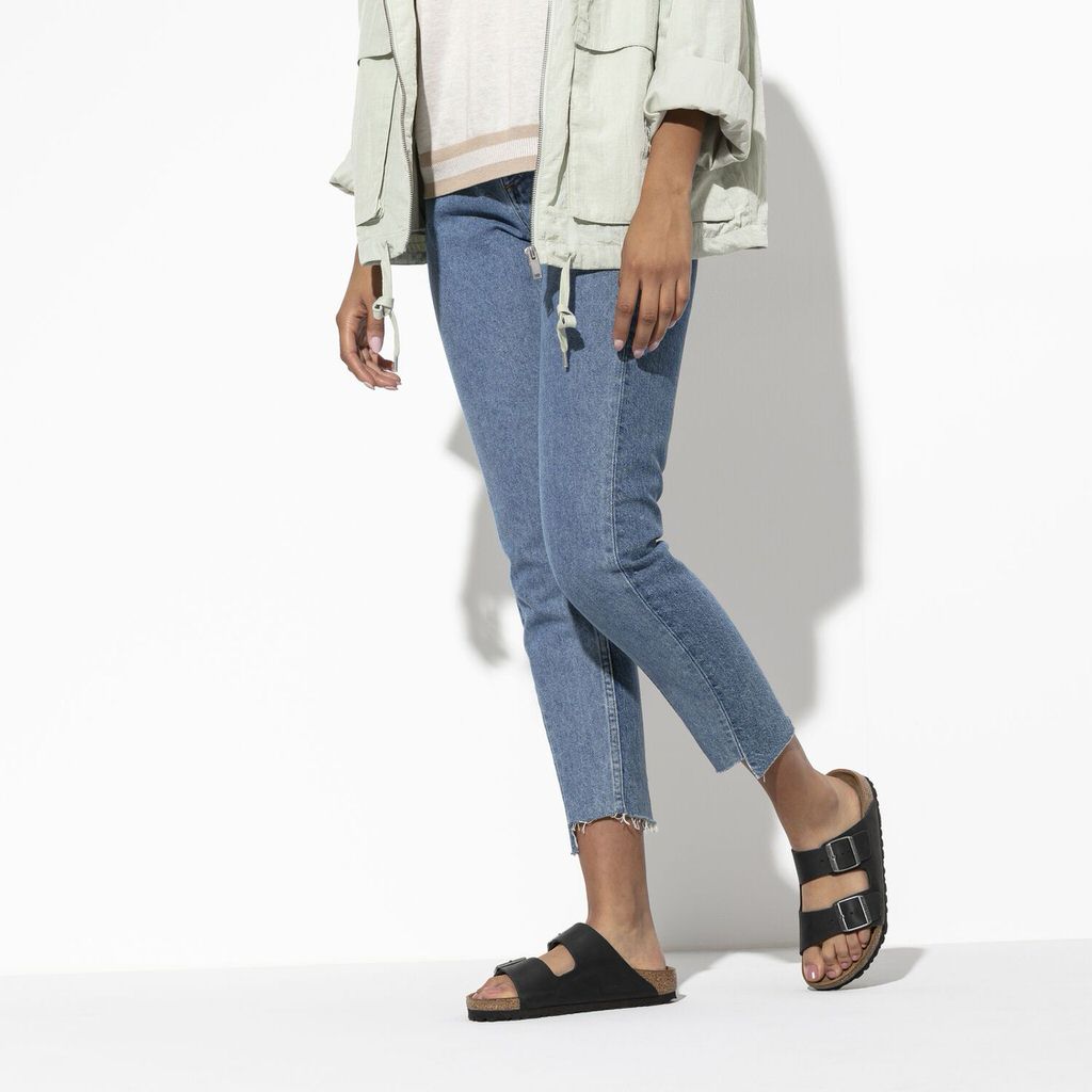 Birkenstock Arizona Oiled Leather - Black | Footgear