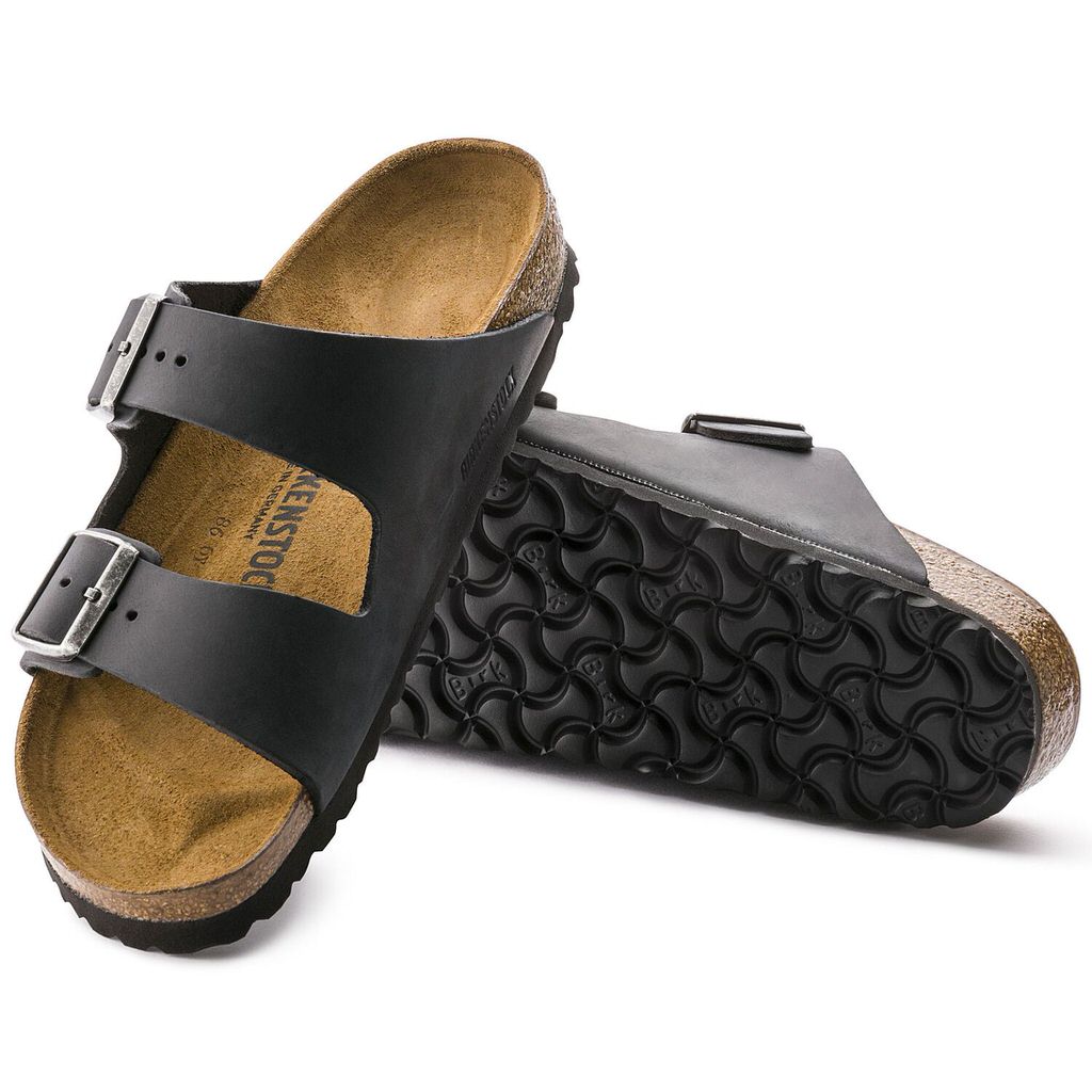 Birkenstock Arizona Oiled Leather - Black | Footgear
