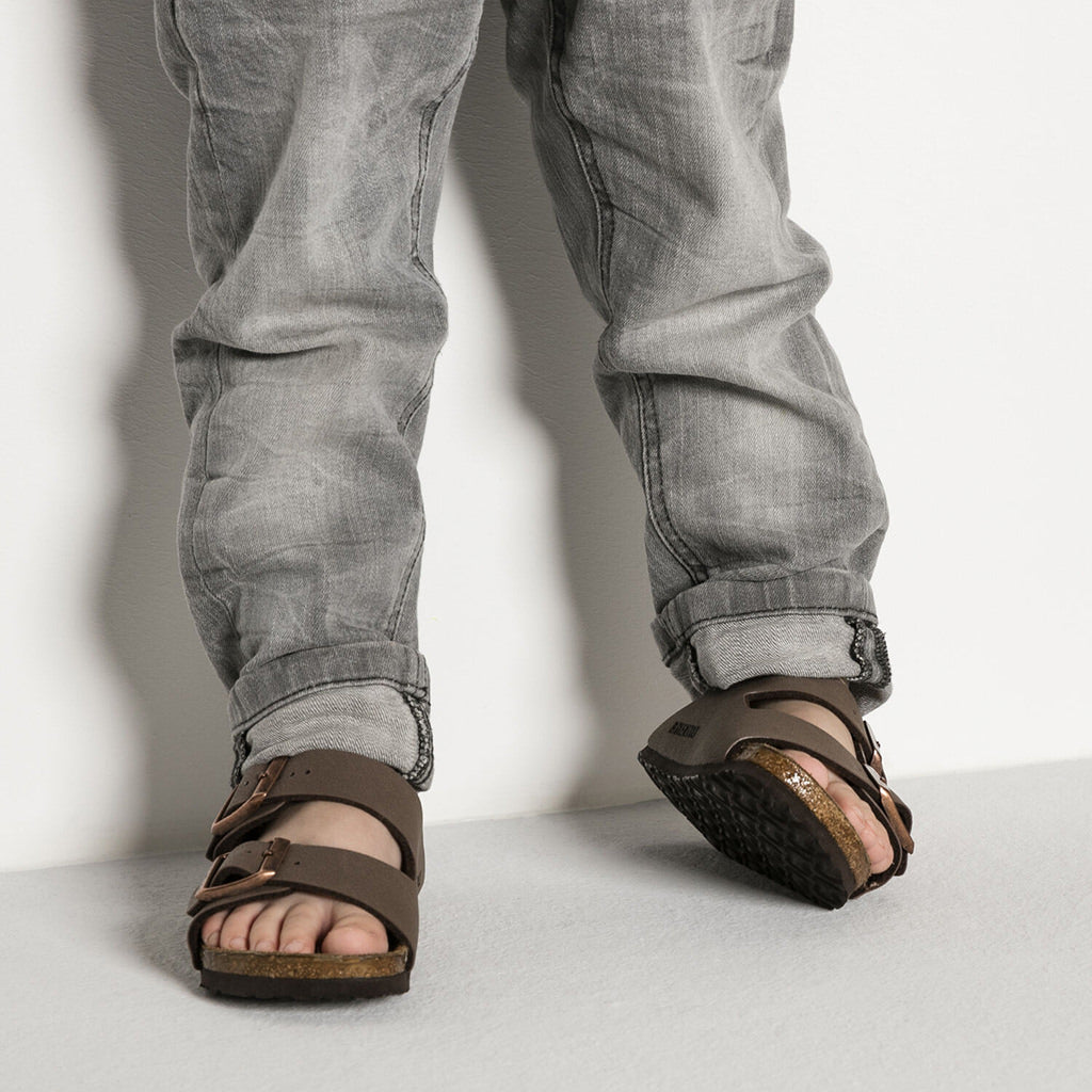 Birkenstock Arizona BirkiBuc Childrens - Mocca - 1002361