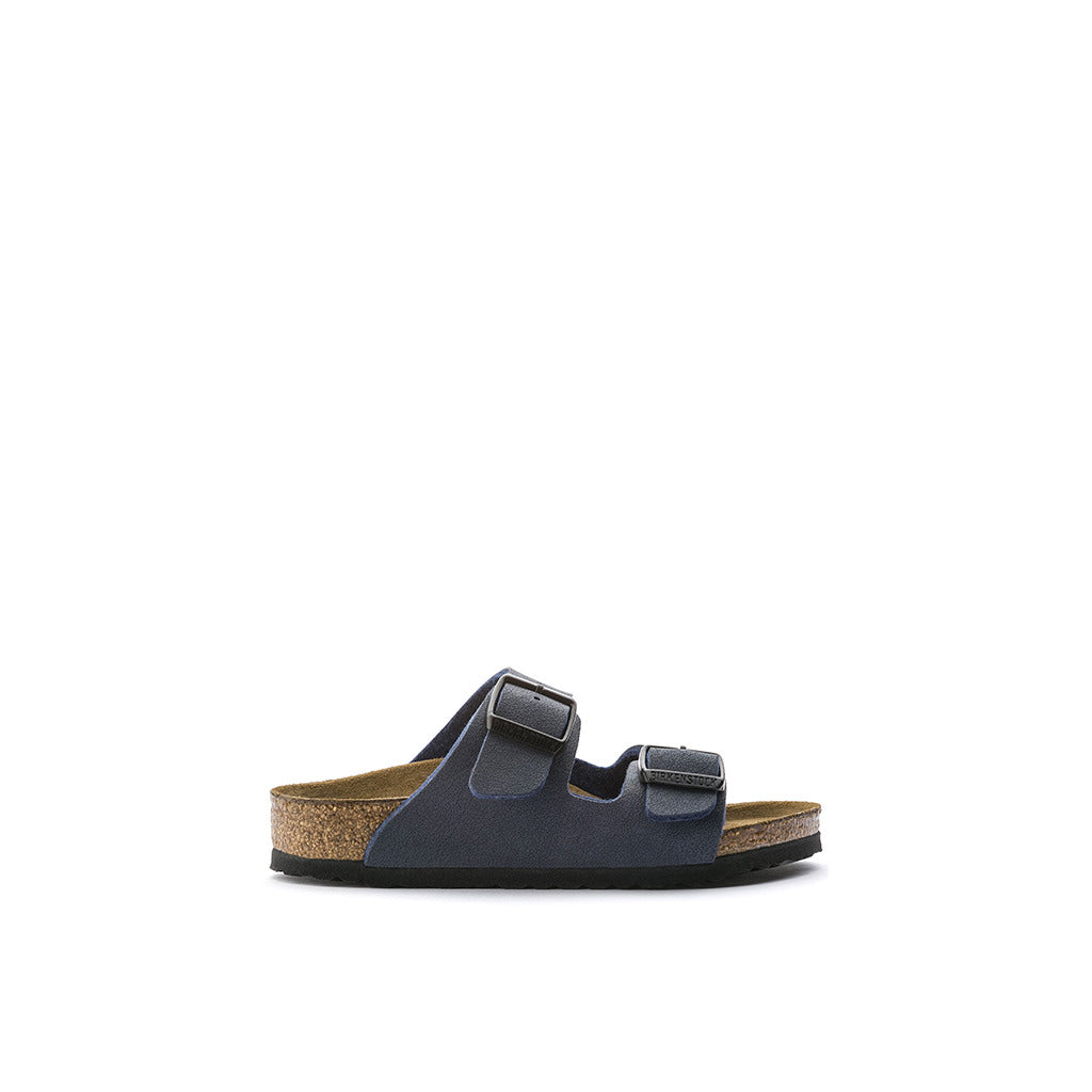 Birkenstock Arizona BirkiBuc Kids Narrow - Navy | Footgear 