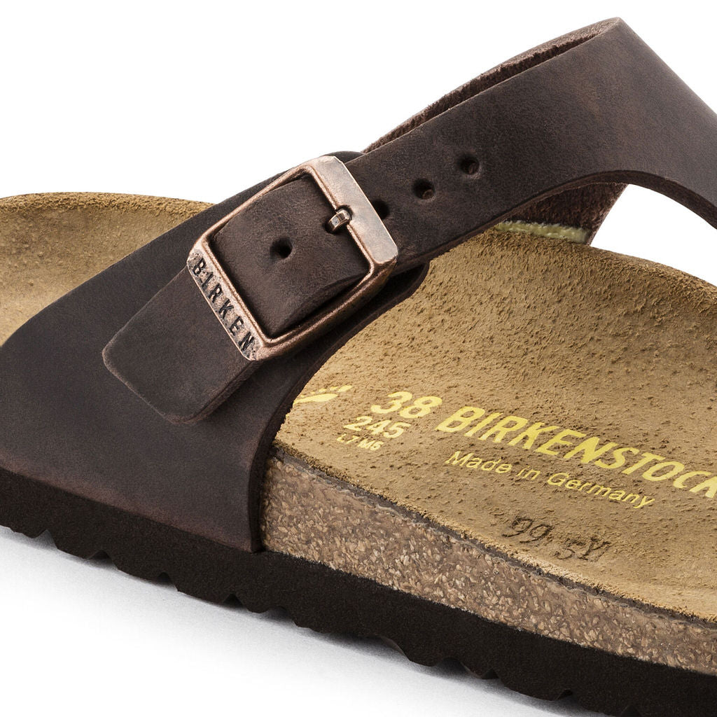 Birkenstock - Gizeh - Habana Oiled Leather – Walk Rite Shoes
