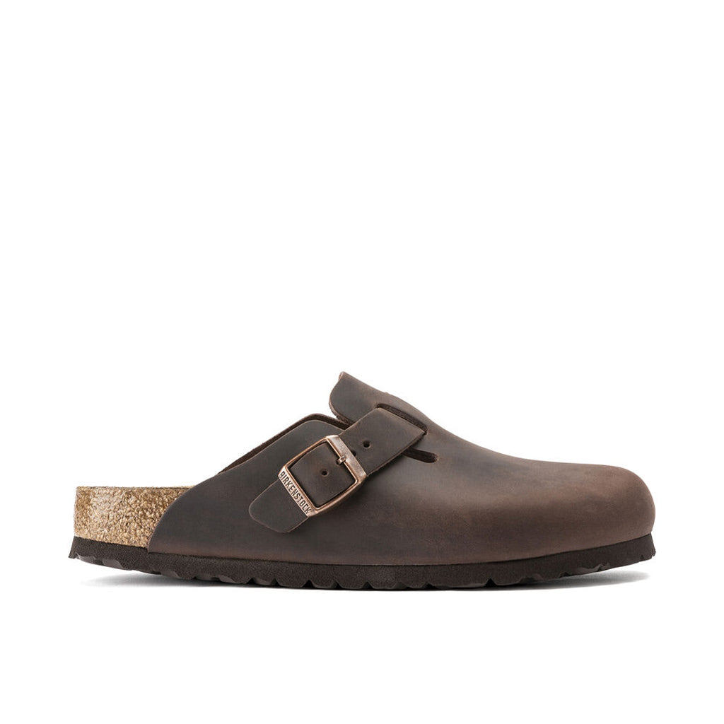 Birkenstock Boston Oiled Leather Narrow - Habana | Footgear 