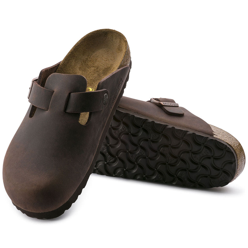 Birkenstock Boston Oiled Leather - Habana | Footgear