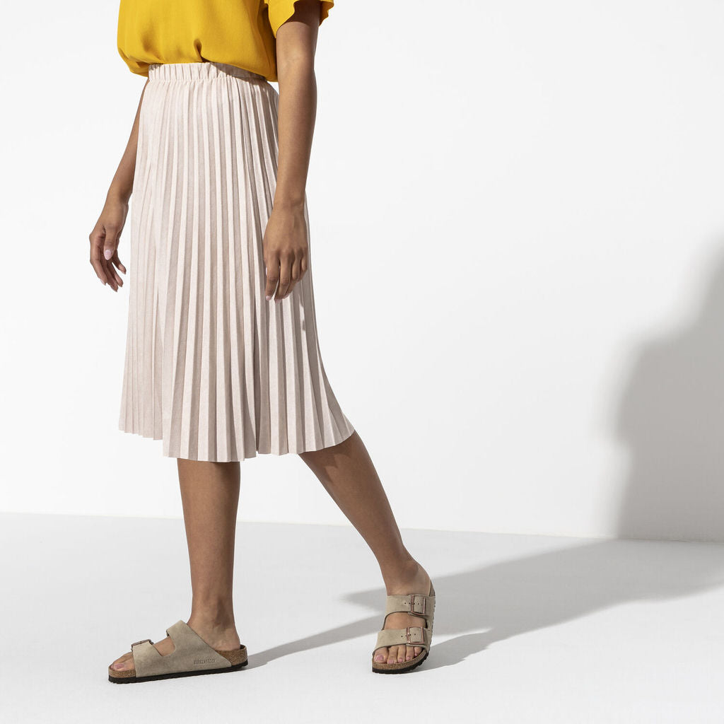 Birkenstock Arizona Suede Soft Footbed Narrow - Taupe | Footgear