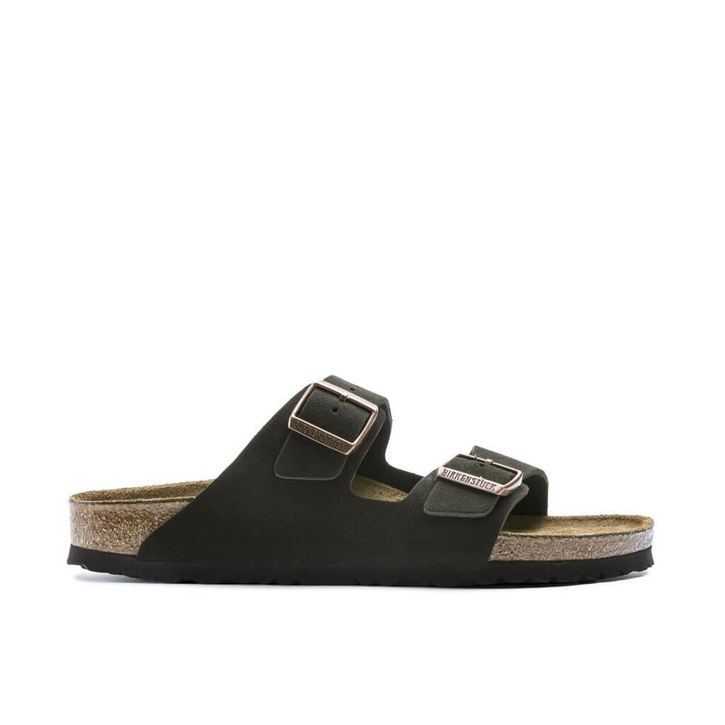 Birkenstock Arizona Suede Soft Footbed - Mocca | Footgear 