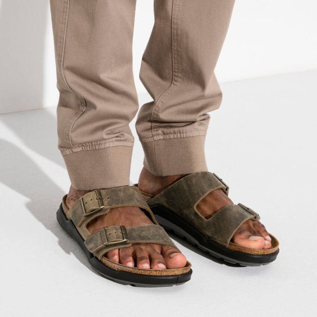 Birkenstock Arizona Cross Town - Artic Faded Khaki | Footgear