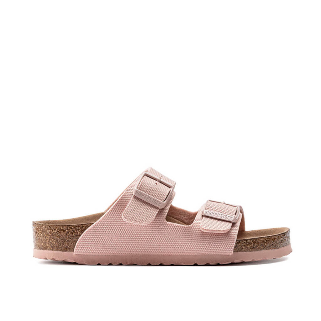 Birkenstock Arizona Vegan Canvas Narrow - Soft Pink | Footgear