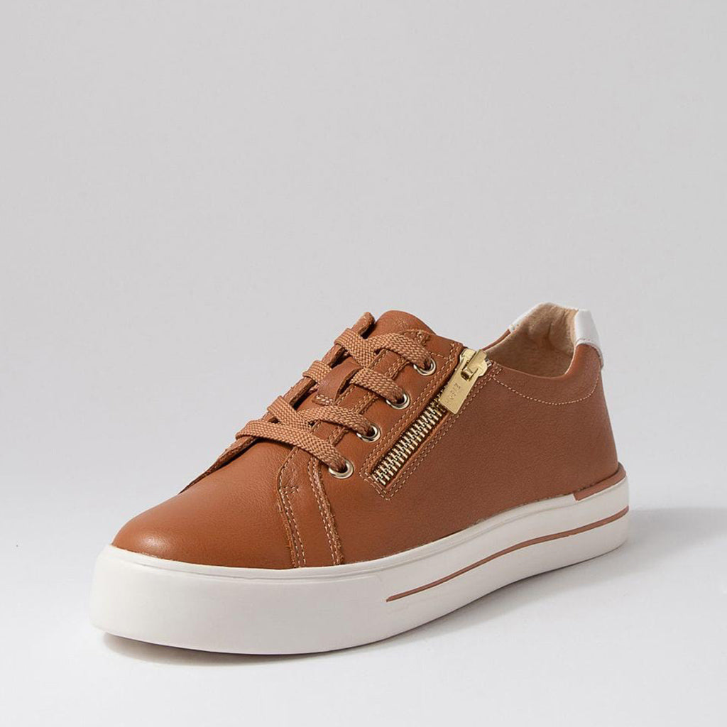 Ziera Audry Sneaker- Scotch/White | Footgear
