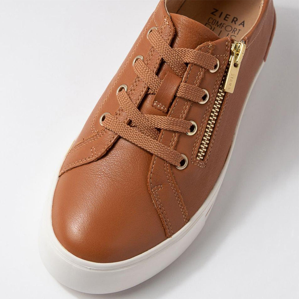 Ziera Audry Sneaker- Scotch/White | Footgear