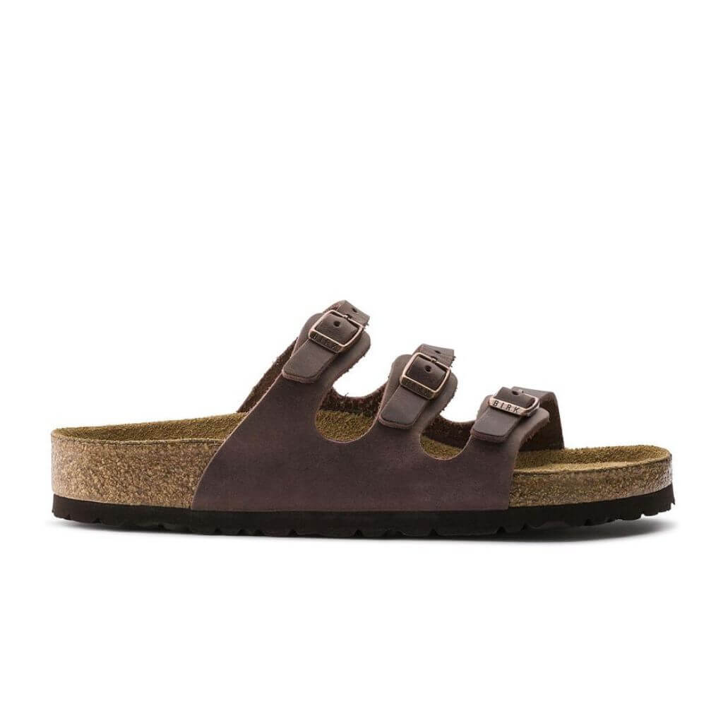 Birkenstock Florida Oiled Leather Soft Footbed Habana