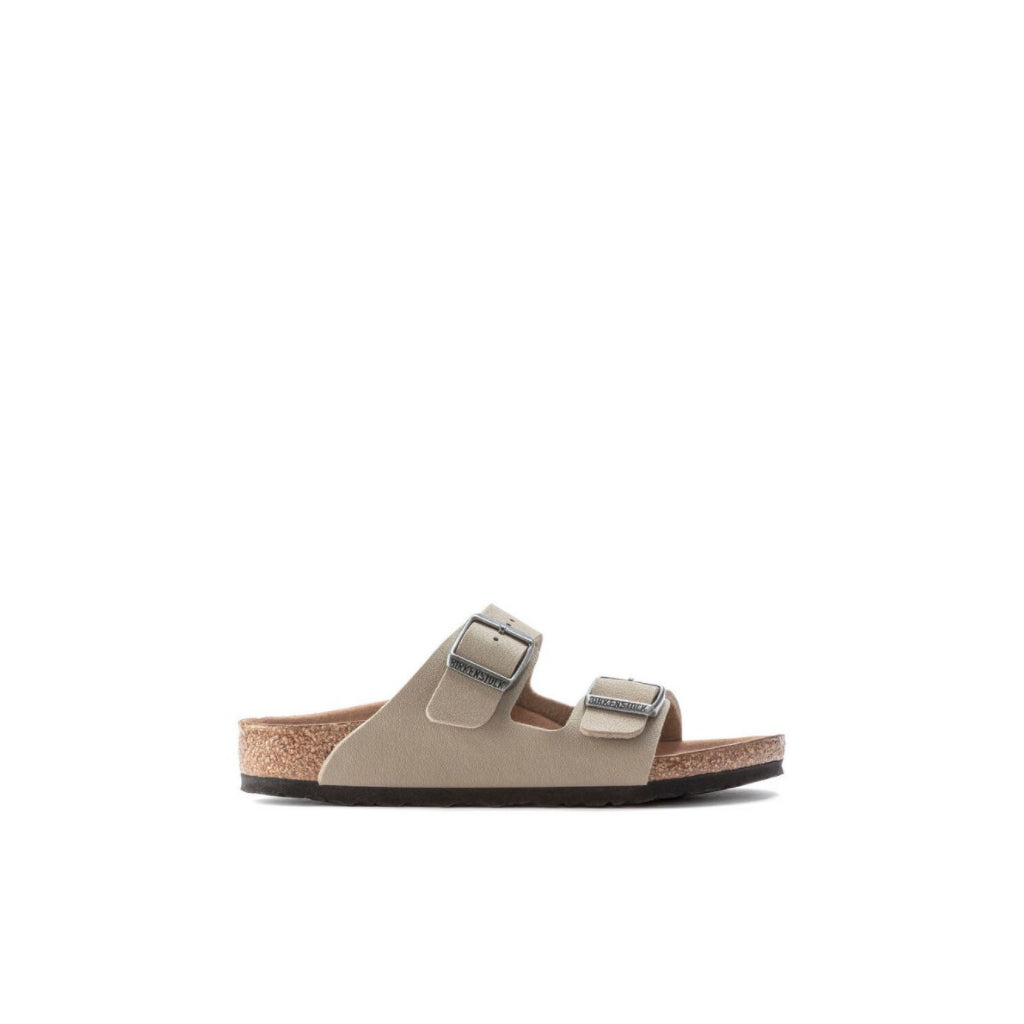 Birkenstock Arizona BirkiBuc Earthy Kids - Faded Khaki | Footgear